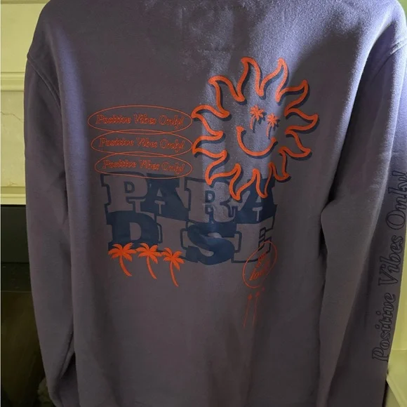 Purple Graphic Hoodie-Brooklyn Cloth - Picture 2 of 3